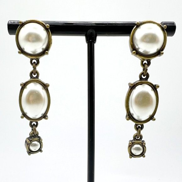 Jewelry - Faux Pearl Drop Earrings